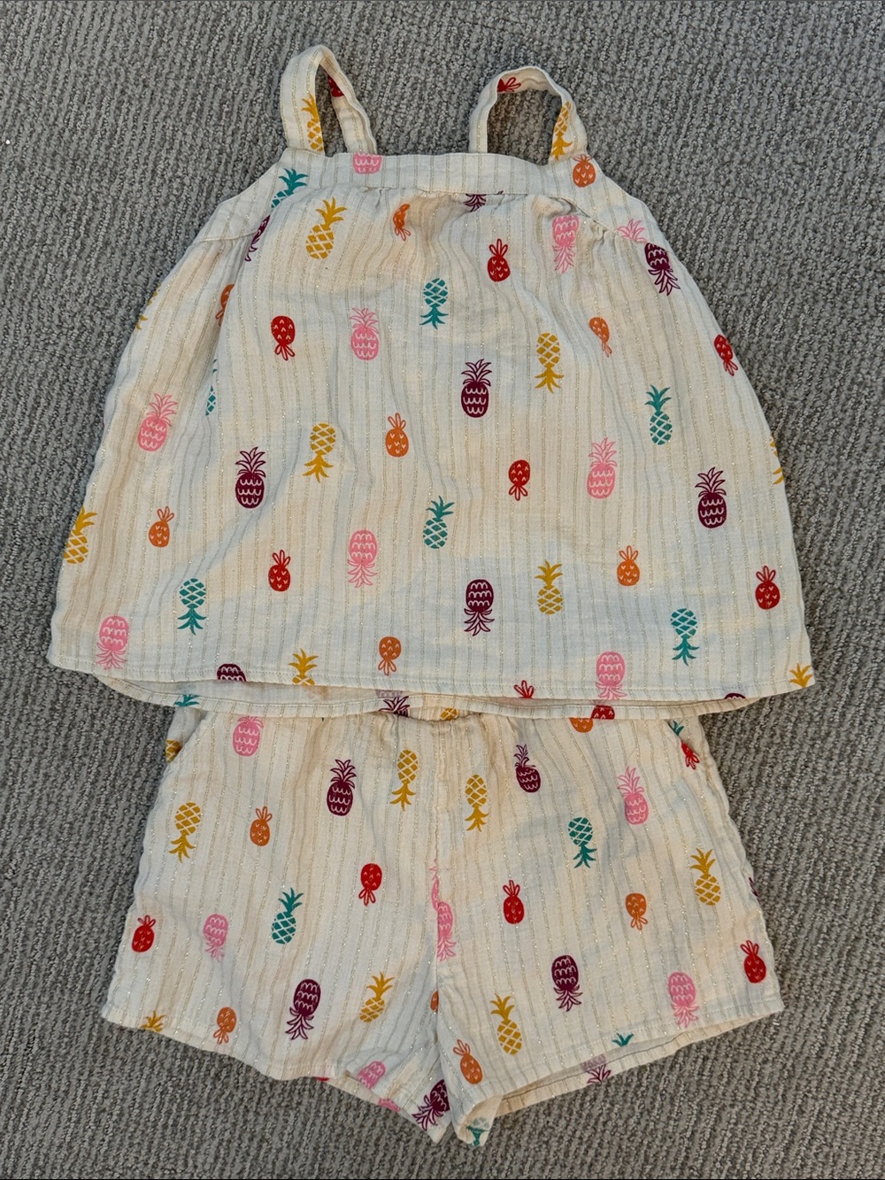 98% Cotton Tank Top & Short set